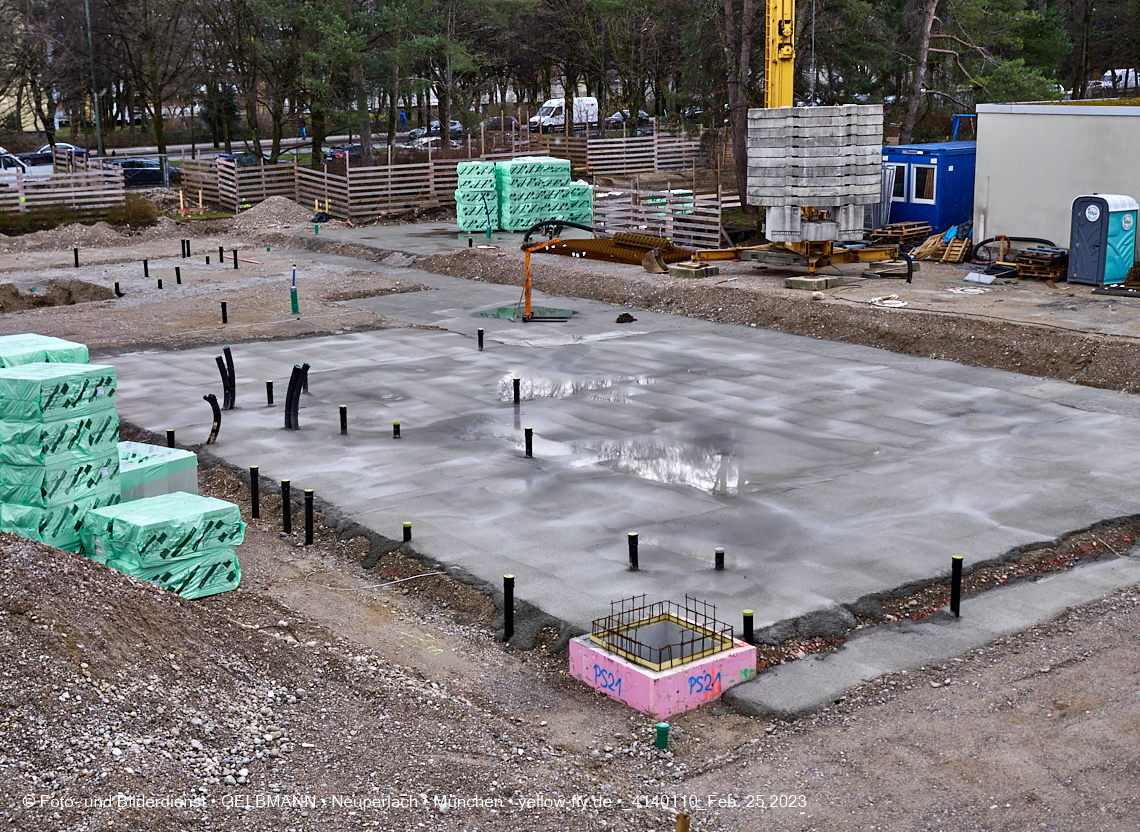 25.02.2023 -  Baustelle Haus für Kinder in Neupelach Quiddestraße 3